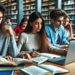 Students Studying at Oxford University