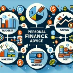 Personal finance tips infographic