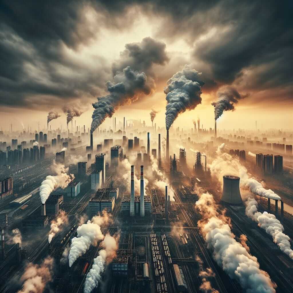 Industrial Pollution from Factories