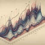 line graph of product sales