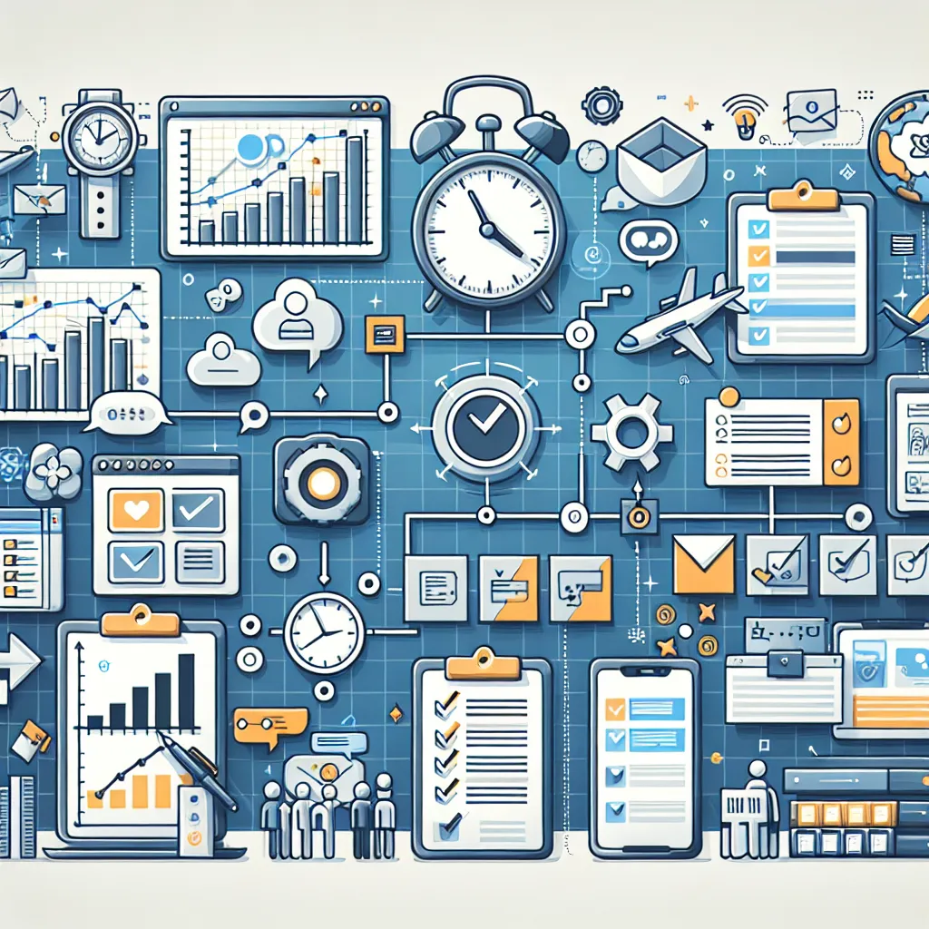 Project management tools illustration