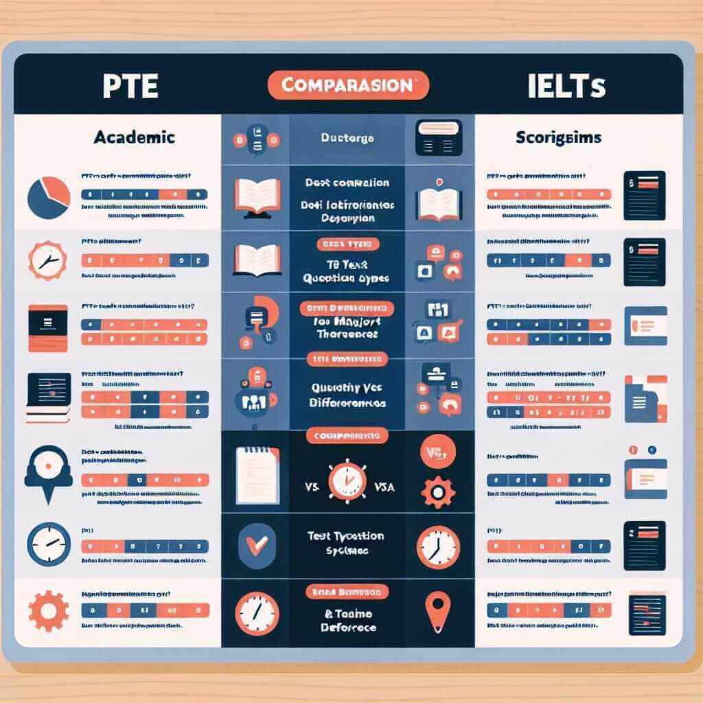 PTE vs IELTS Test Format