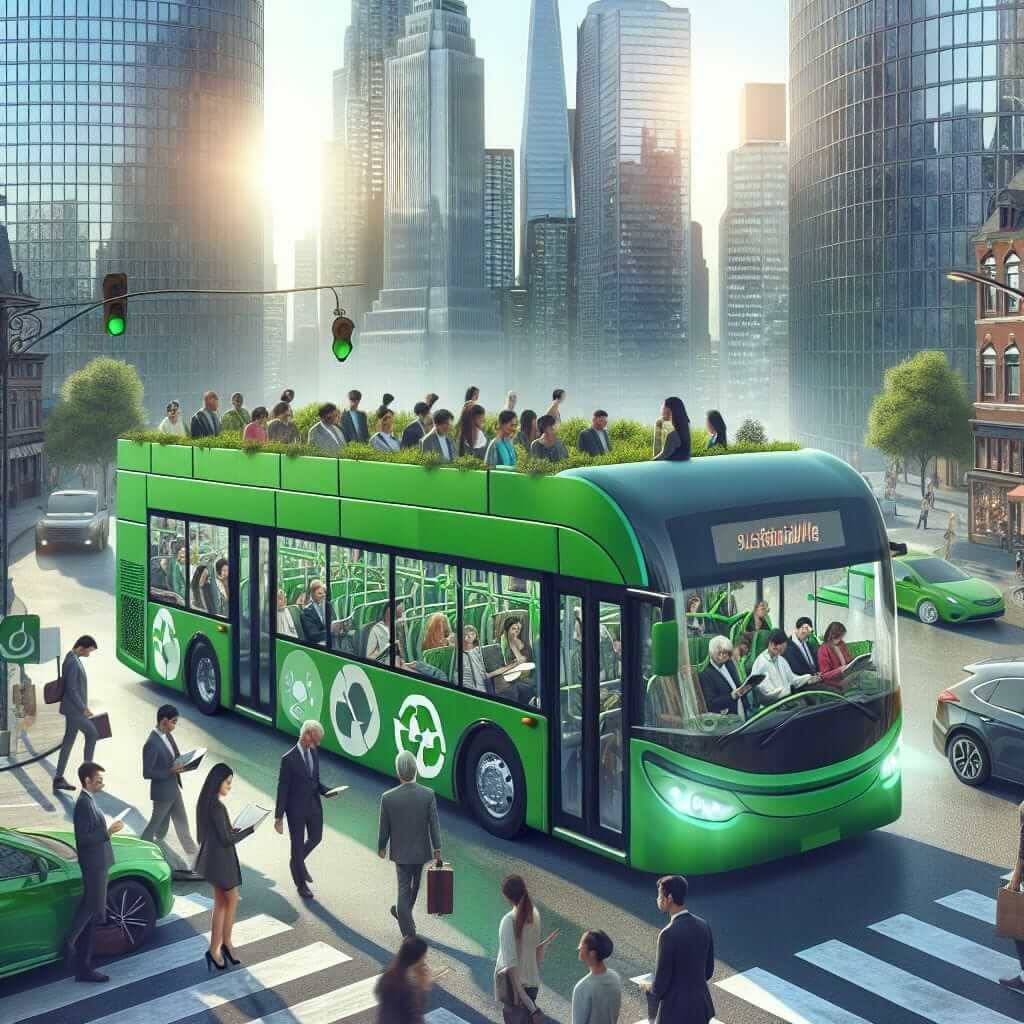 public transportation reducing carbon emissions