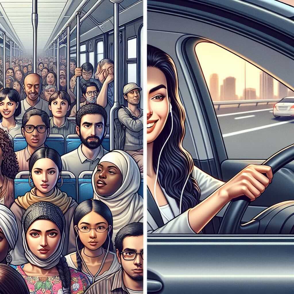 Public Transportation vs Private Vehicles