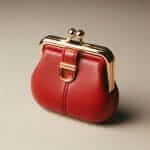 Red Leather Purse