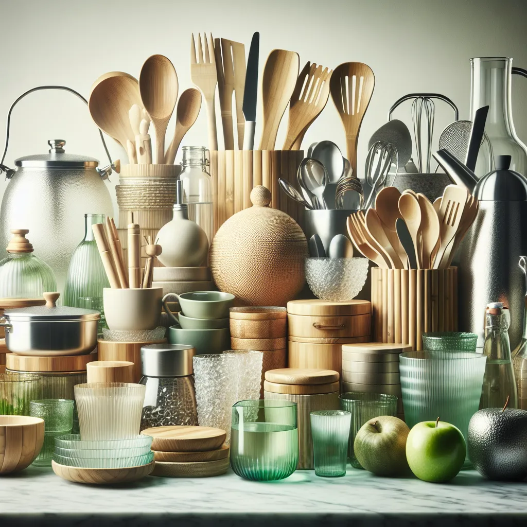 Household items made from sustainable materials