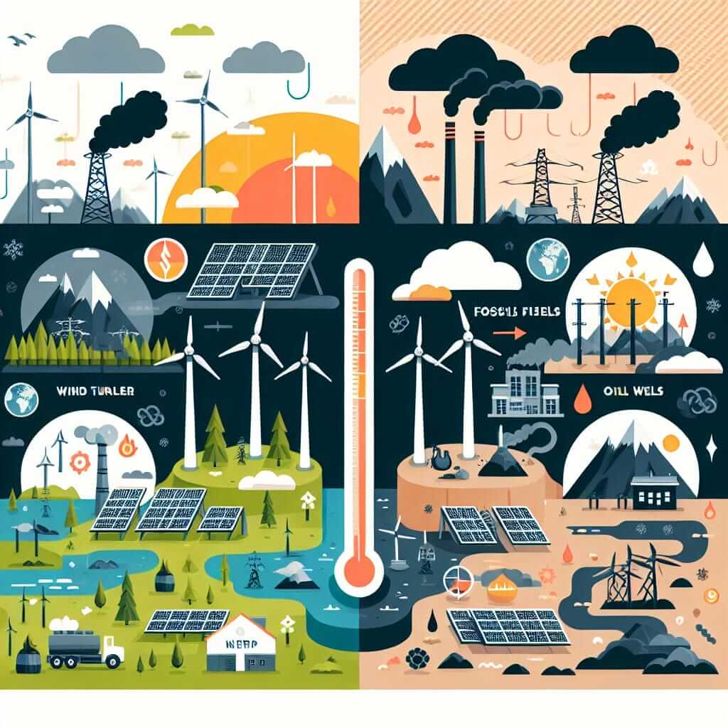 renewable energy vs fossil fuels