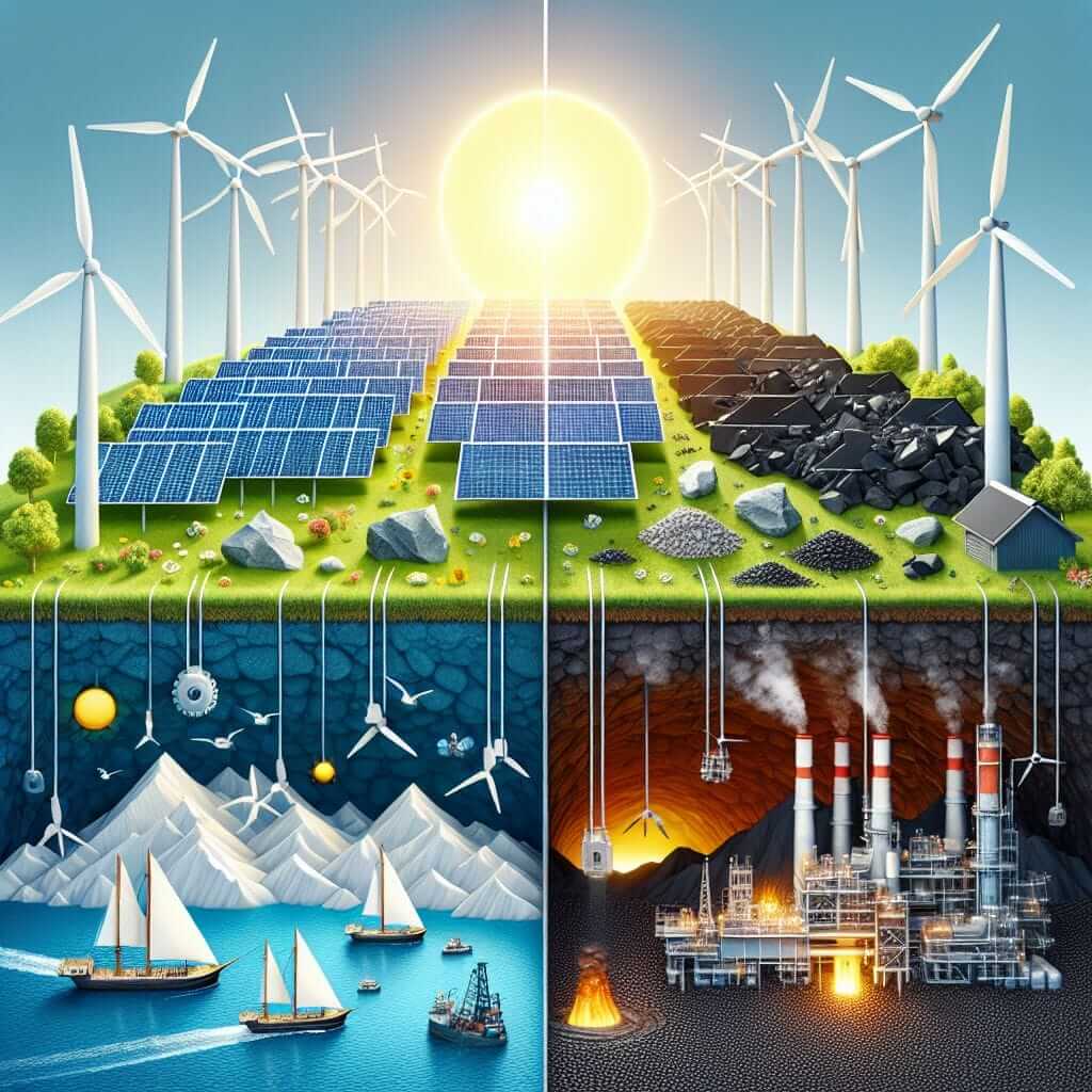 Renewable Energy Sources vs. Fossil Fuels