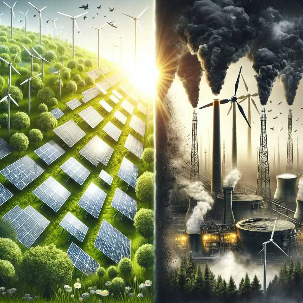 Renewable Energy vs Fossil Fuels