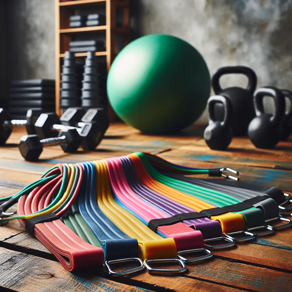 Colorful resistance bands