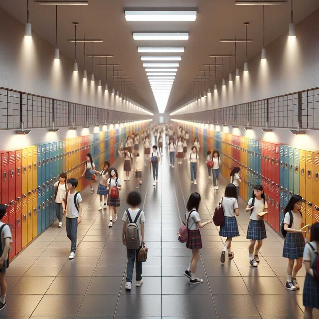 school hallway