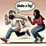 Shake a Leg Idiom