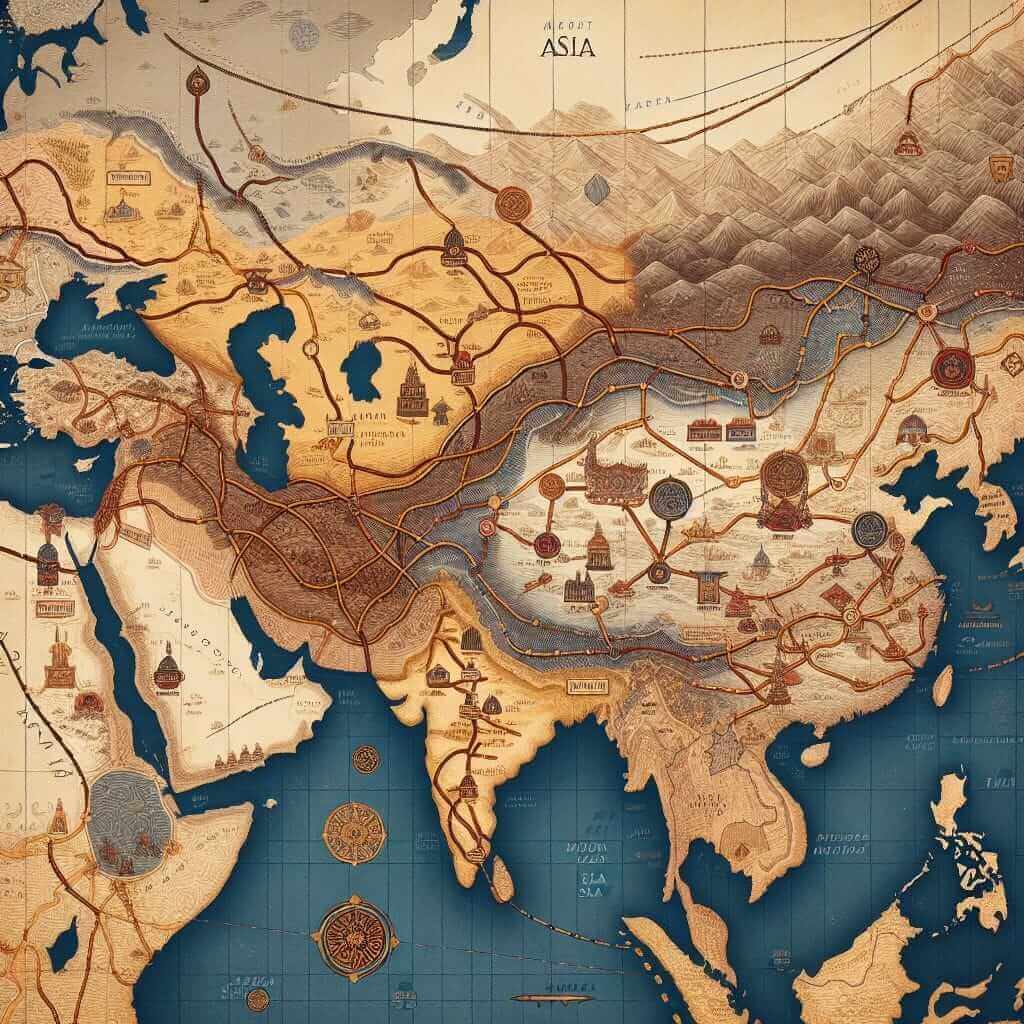 Silk Road Map