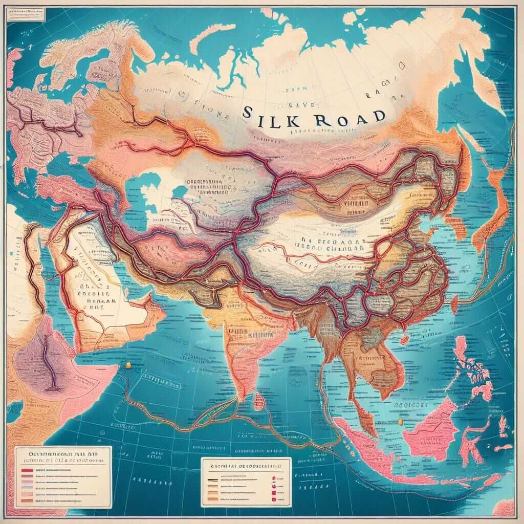 silk road map