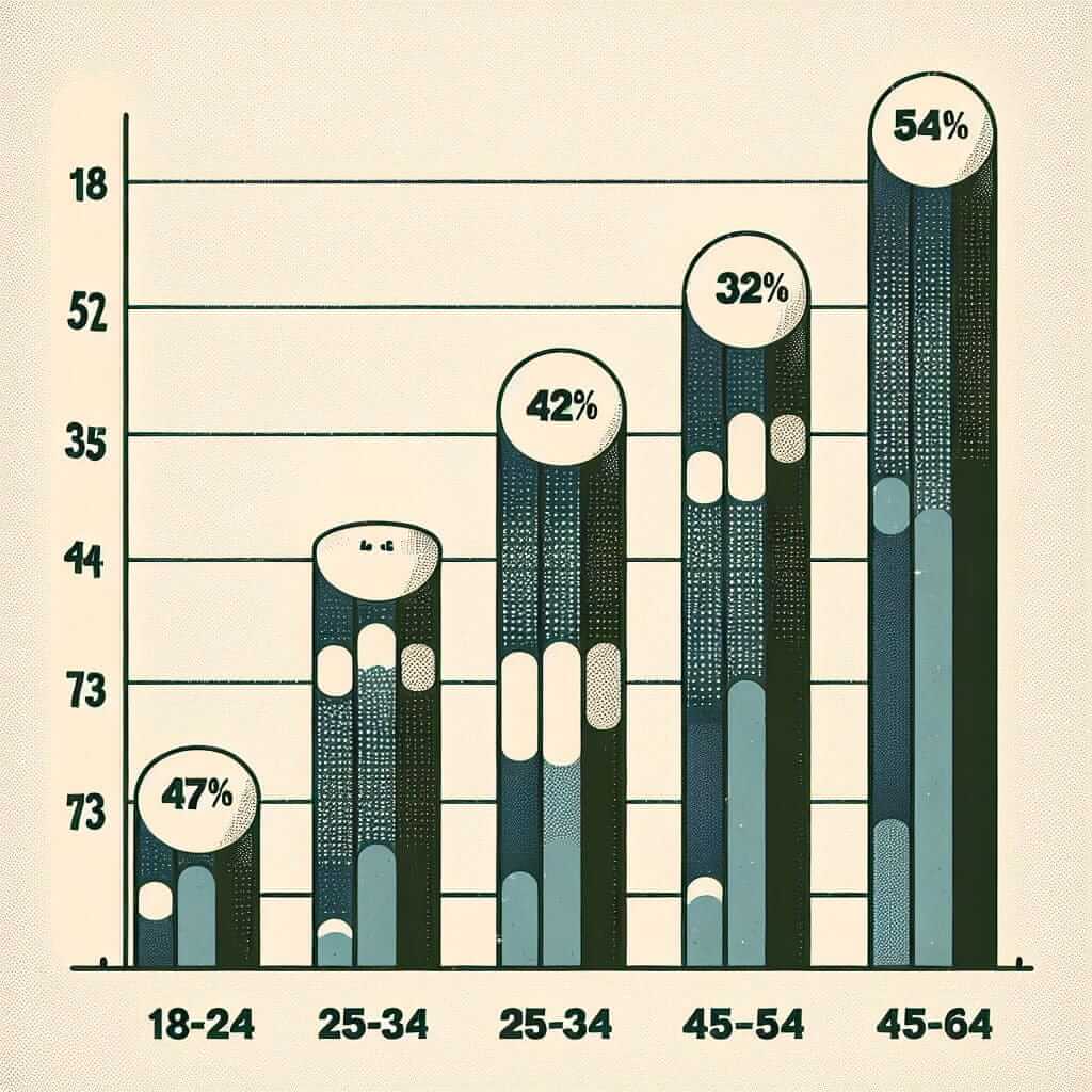 social media usage by age group