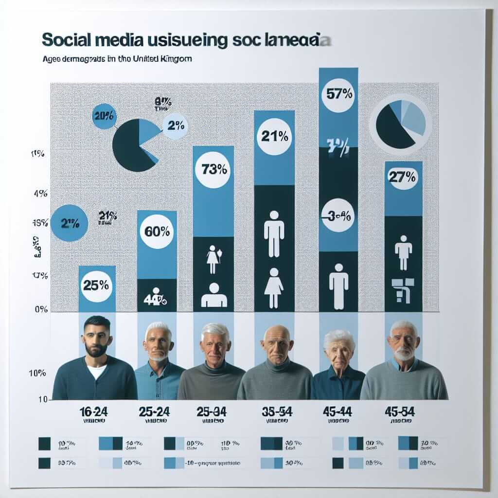 Social Media Usage in the UK by Age Group (2010-2020)