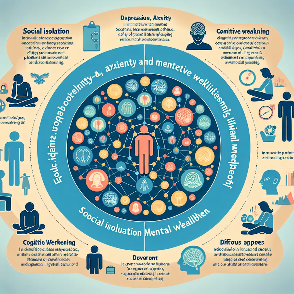 Social isolation impact on mental health