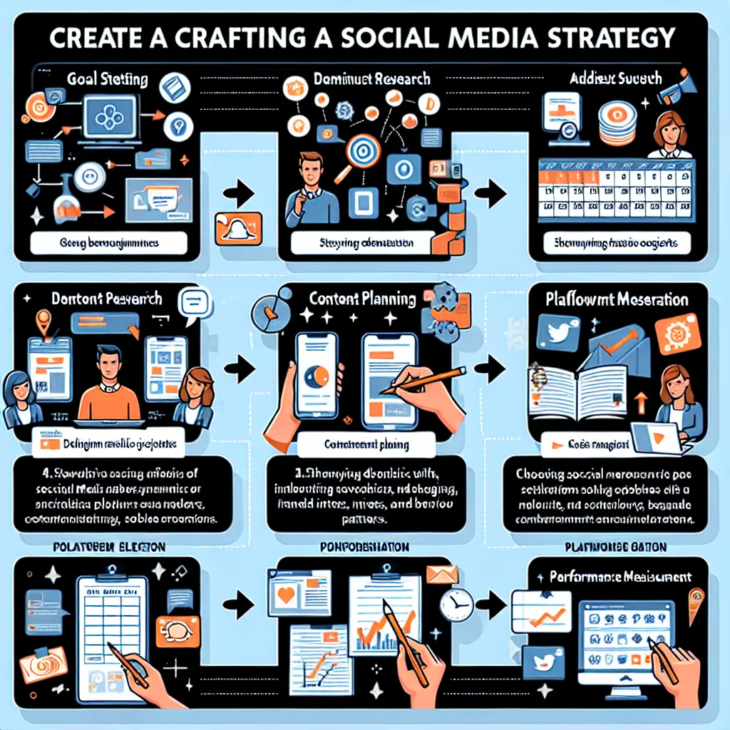 Social Media Strategy Infographic