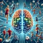 Sports and Brain Illustration