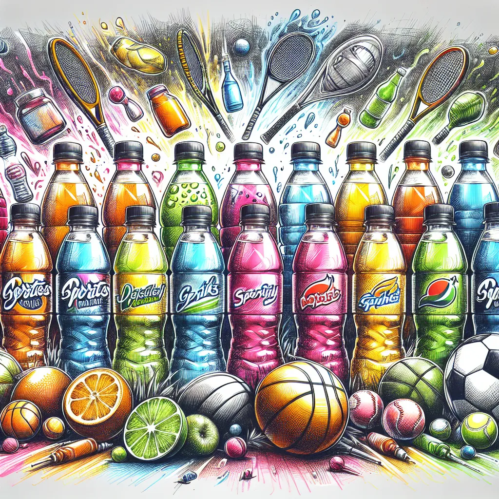 Sports drinks lineup