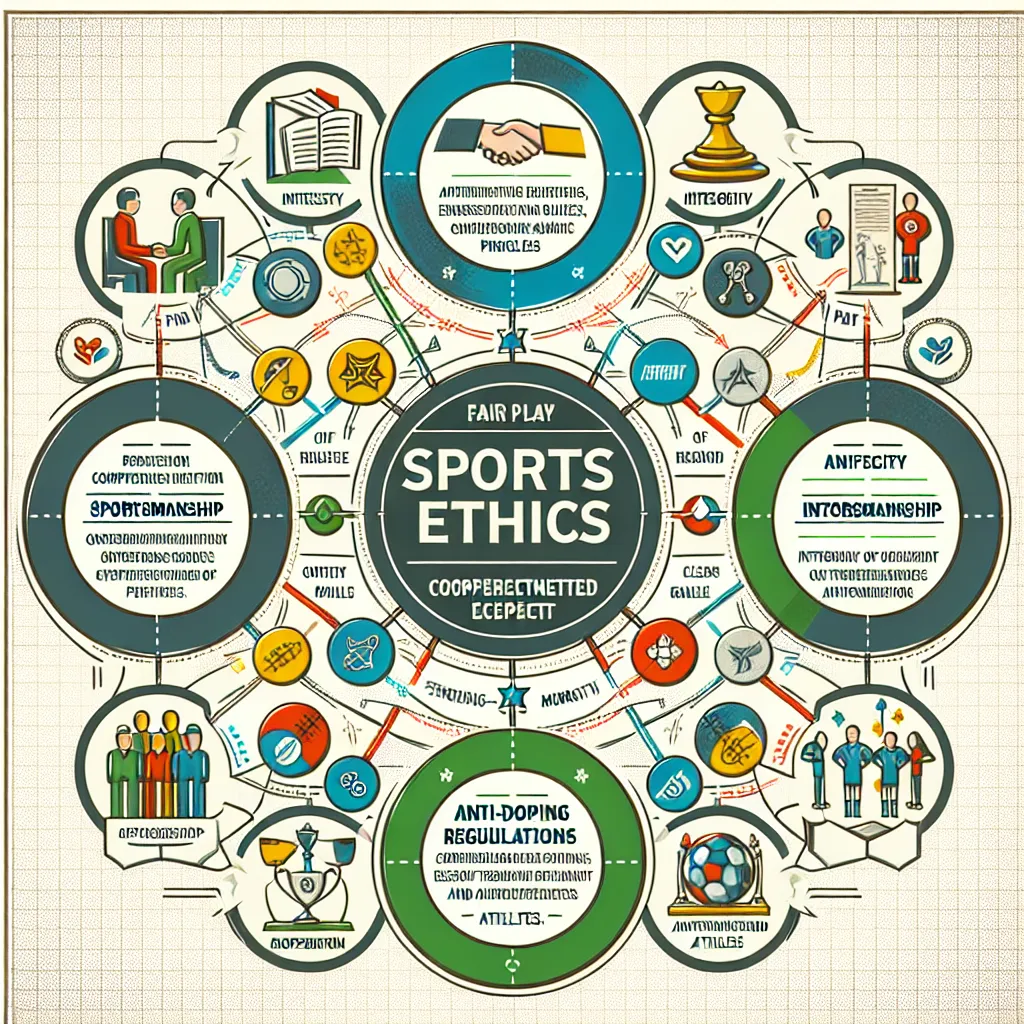 Sports Ethics Concept Diagram