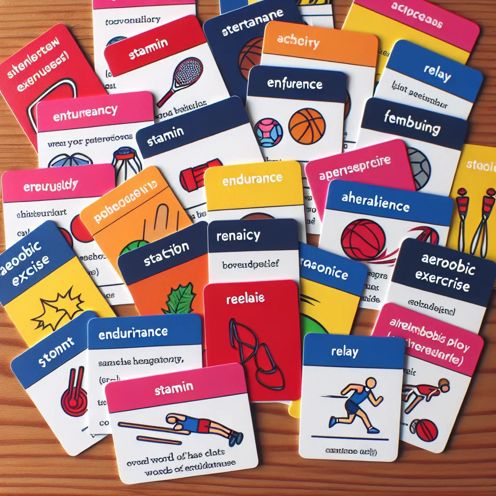 IELTS sports vocabulary flashcards