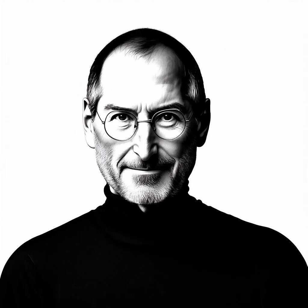 steve jobs portrait