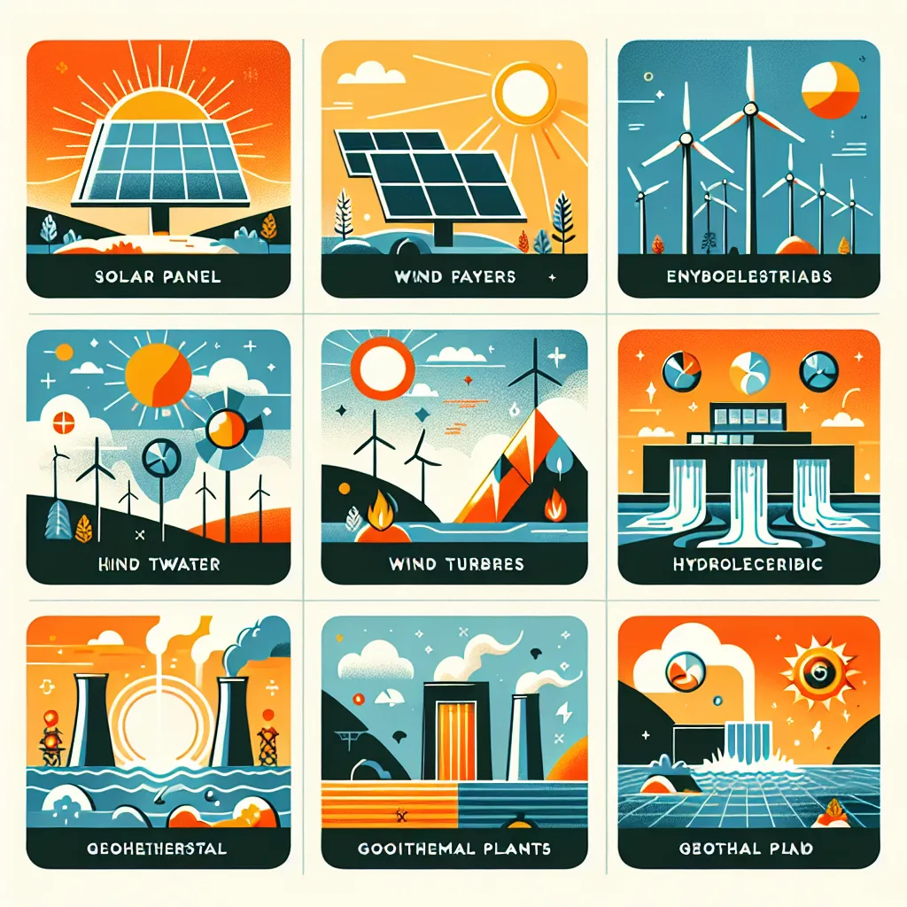 Sustainable Energy Sources Infographic