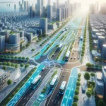 Sustainable transport solutions in a modern city