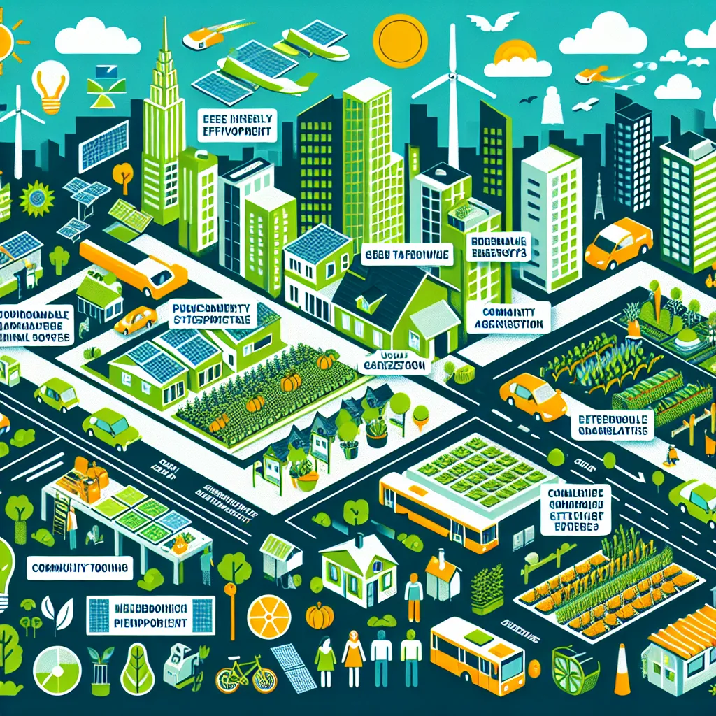 Sustainable Urban Development Infographic