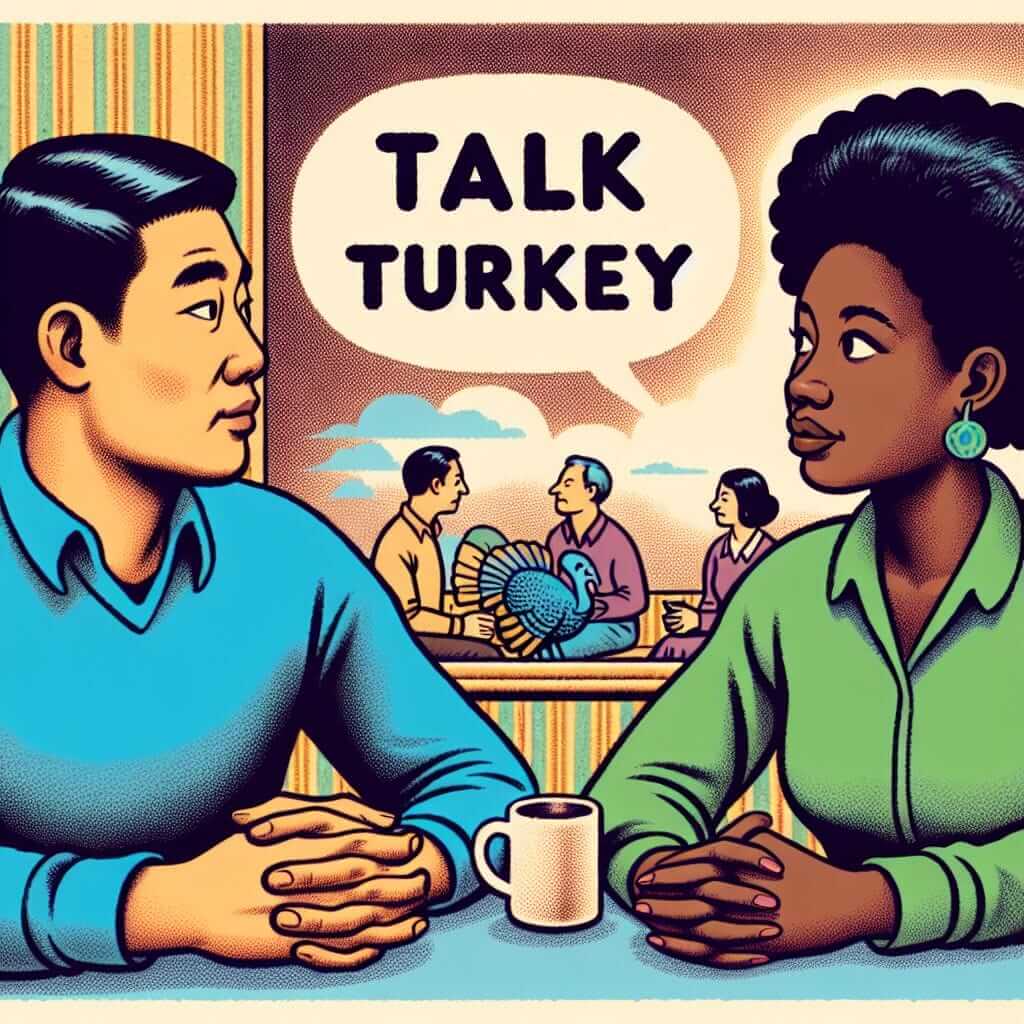 talk turkey meaning