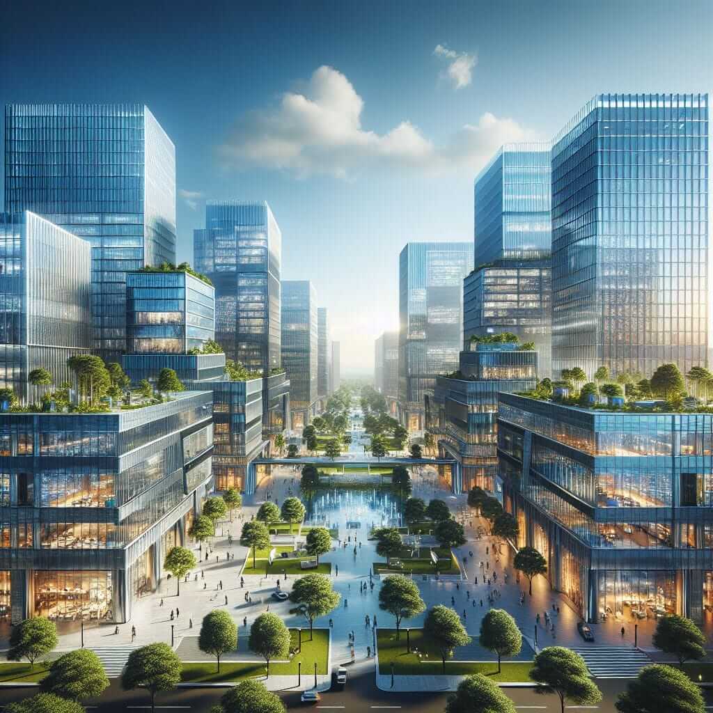 new high-tech business district