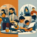 Social impacts of telecommuting on family dynamics