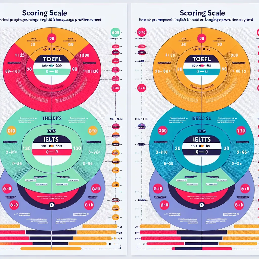 TOEFL and IELTS scoring scales comparison