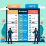 TOEFL vs IELTS Comparison Chart