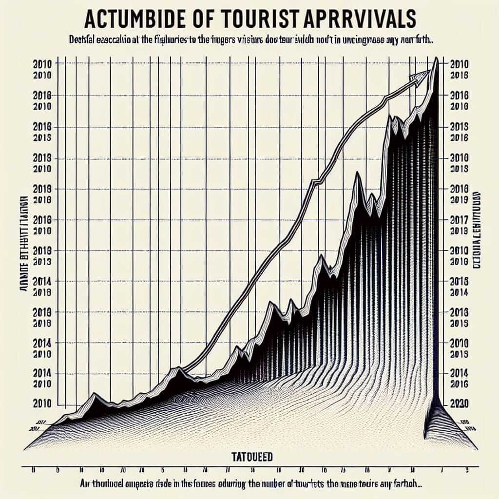 Tourist Arrivals Line Graph