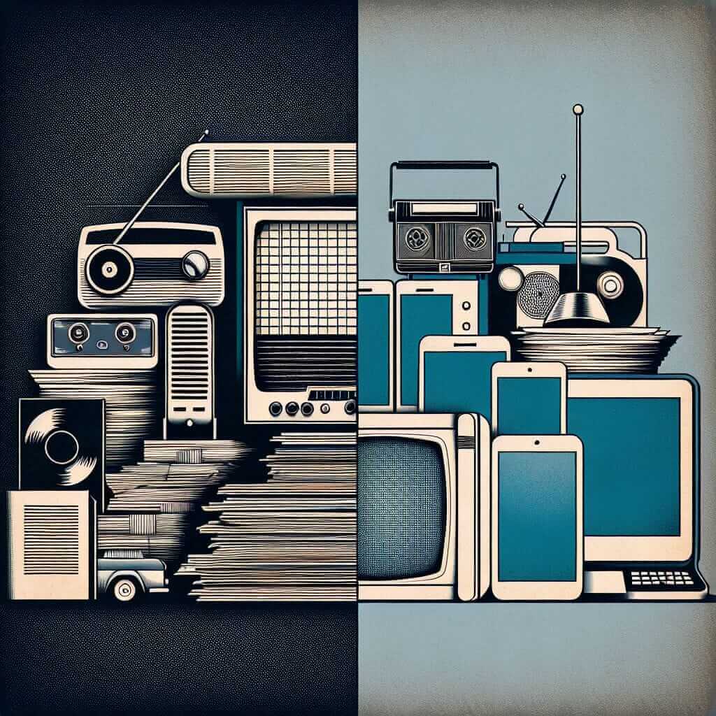 Traditional Media vs. Digital Platforms