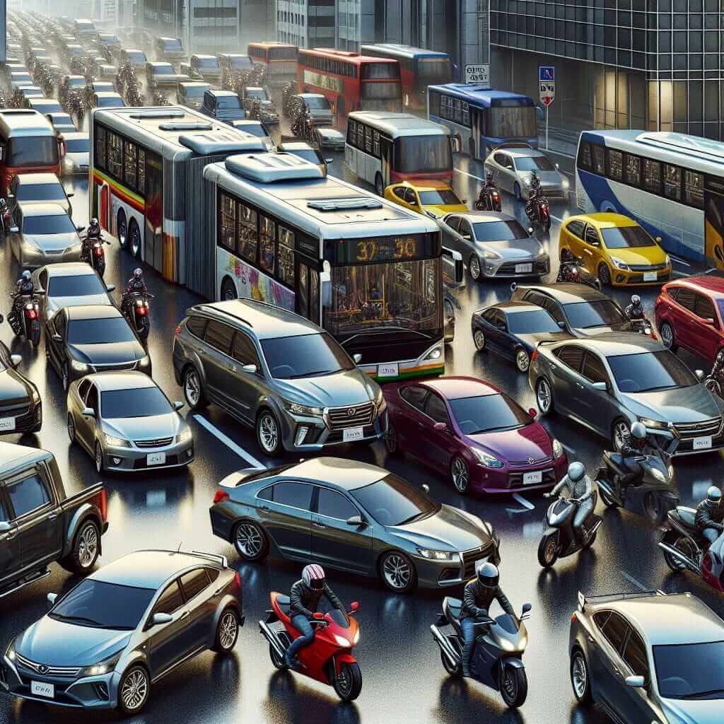 Traffic Congestion in City