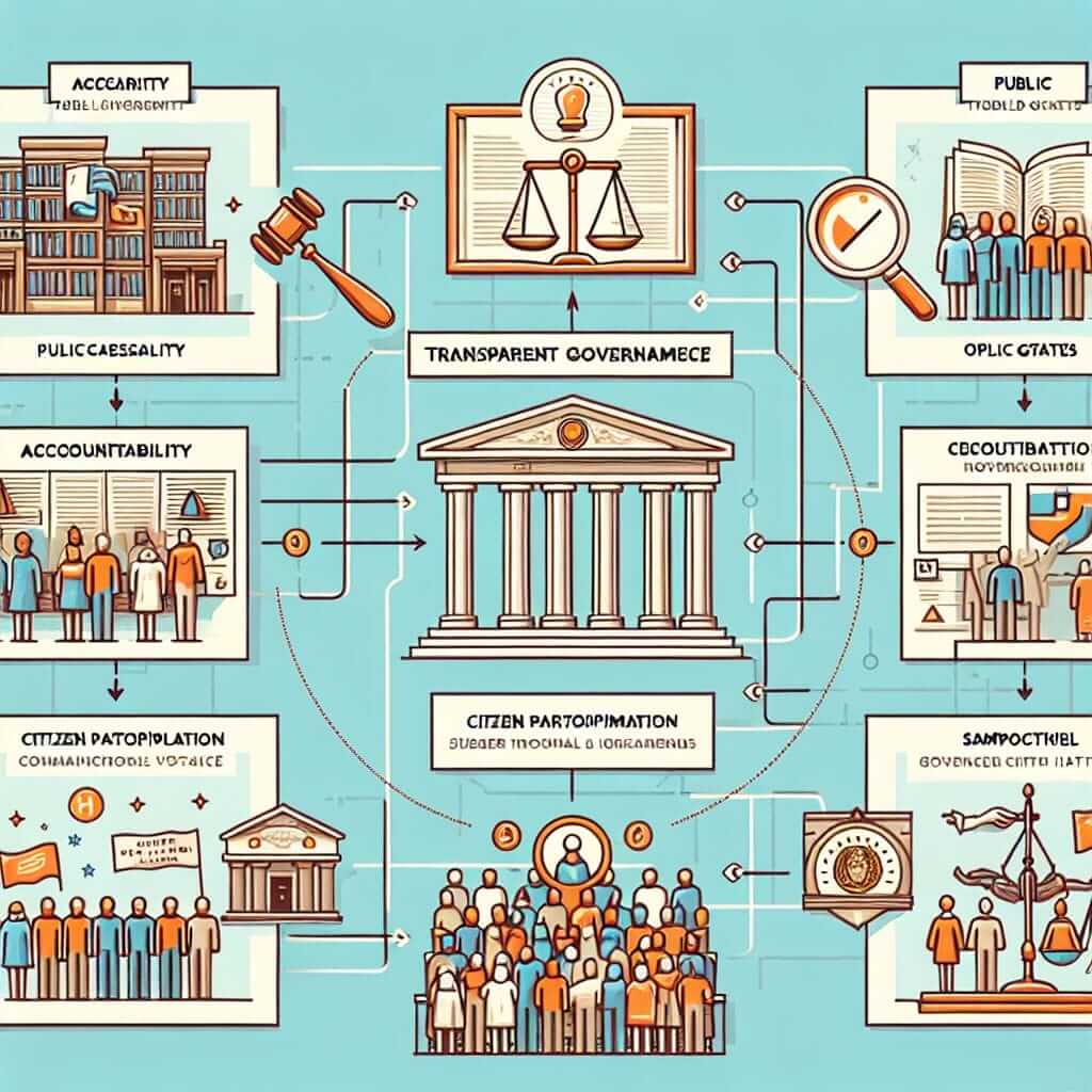 Diagram depicting transparent governance