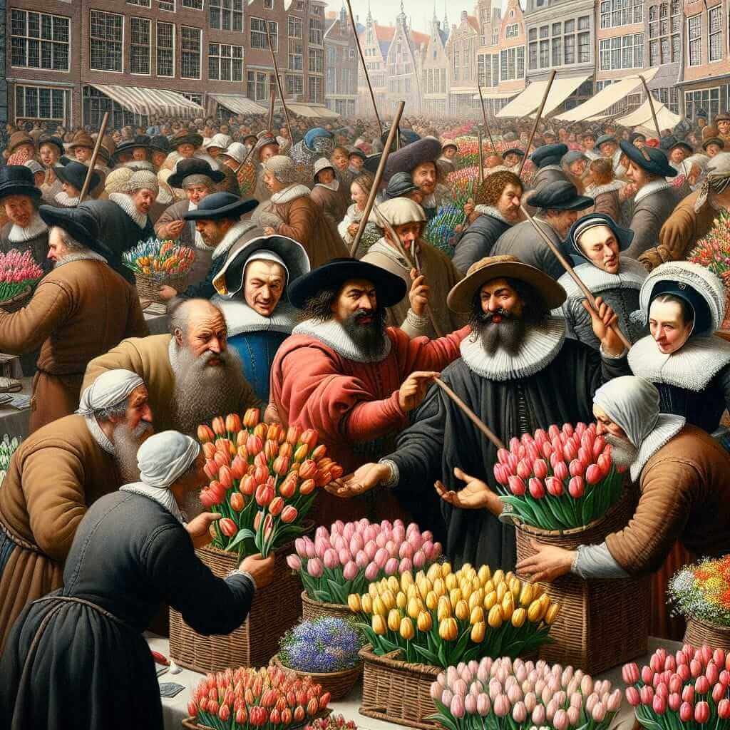 tulip mania market