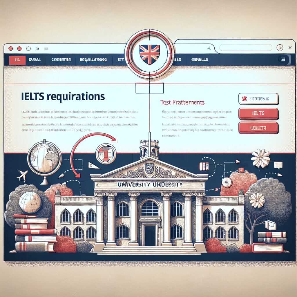 University Website IELTS Requirements