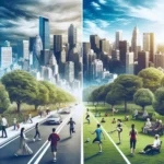 Urban planning and health concept