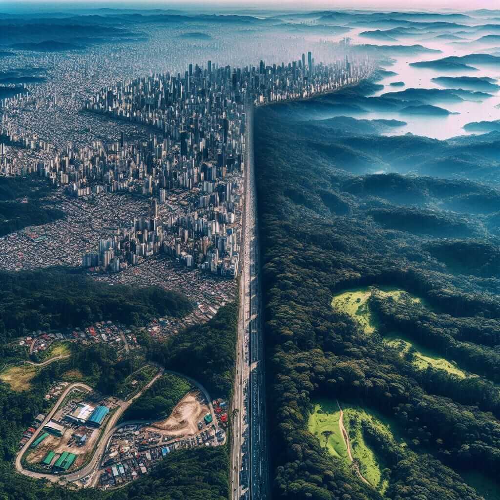 Urban Sprawl: City vs. Nature