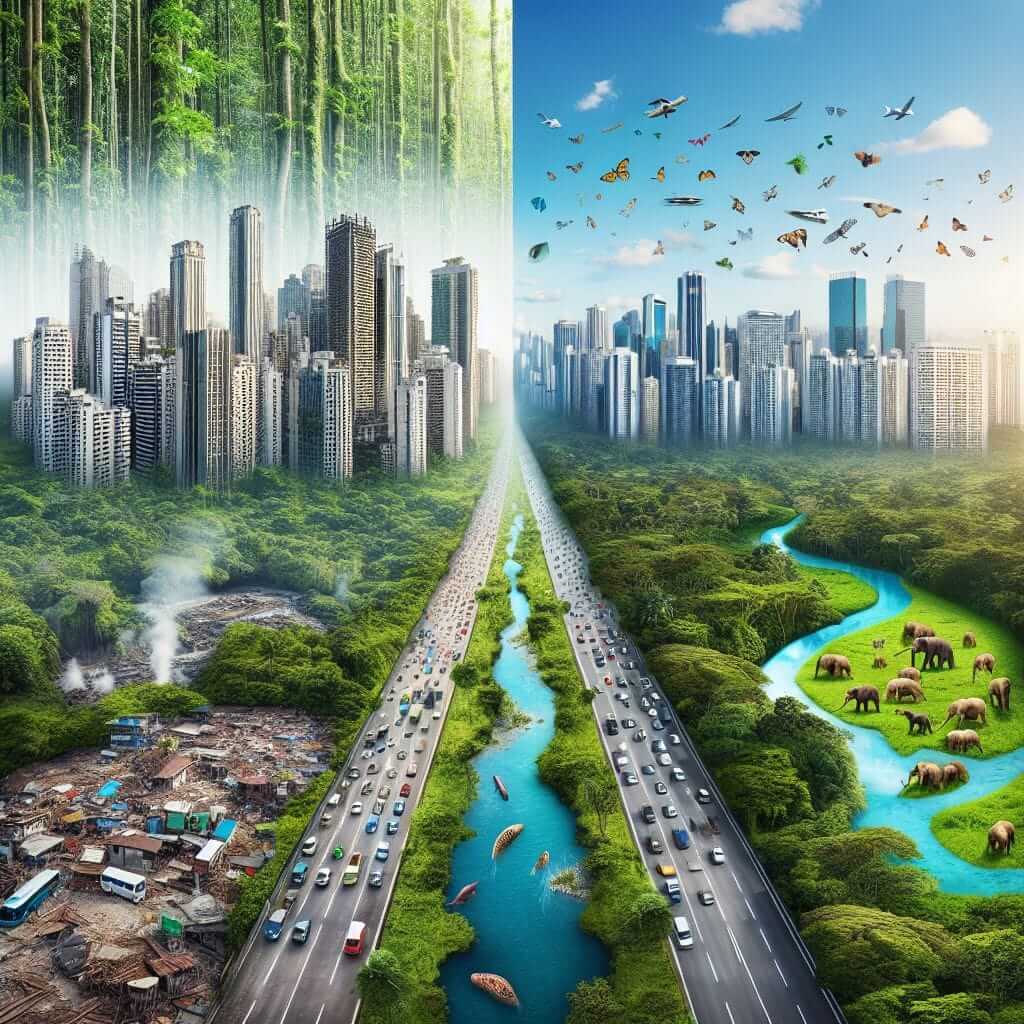 Urban Sprawl vs. Nature