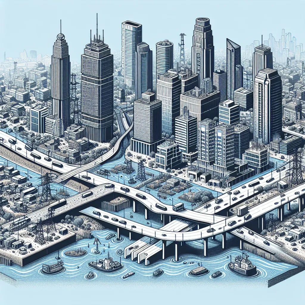 Urban infrastructure affected by climate change