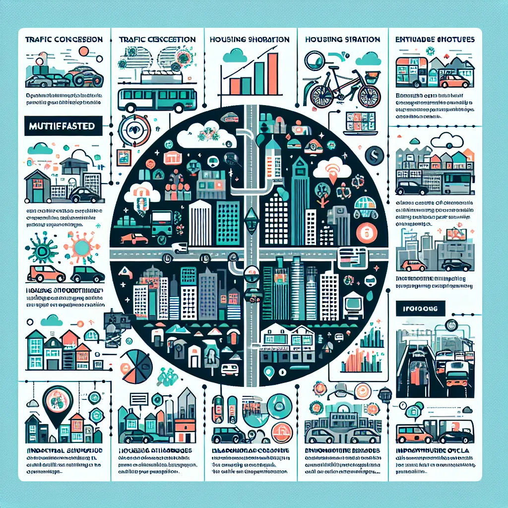 Urban planning challenges in growing cities