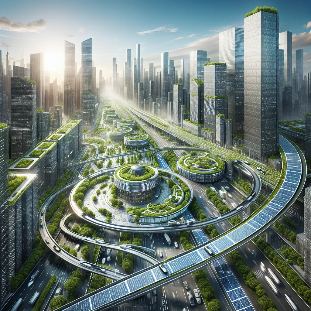 Urban redesign concept for sustainable cities