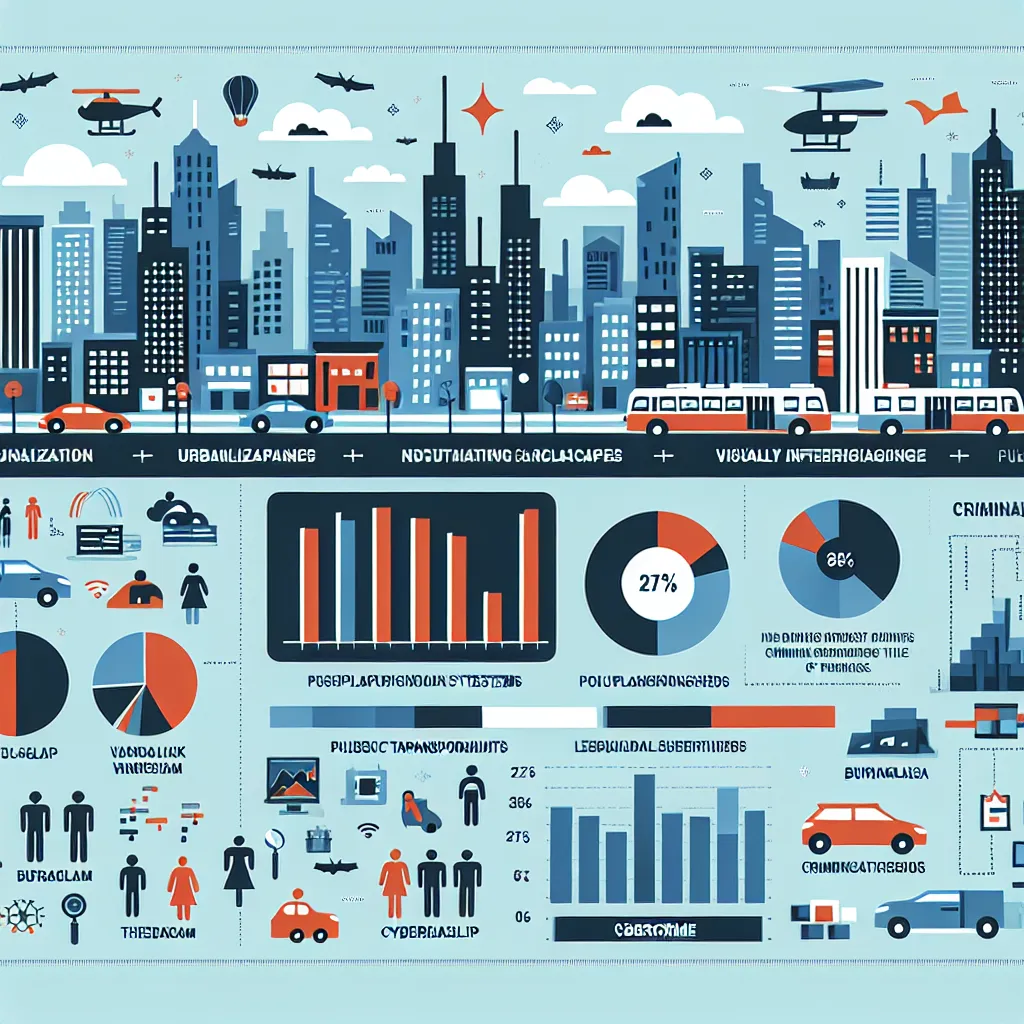 Urbanization and crime infographic