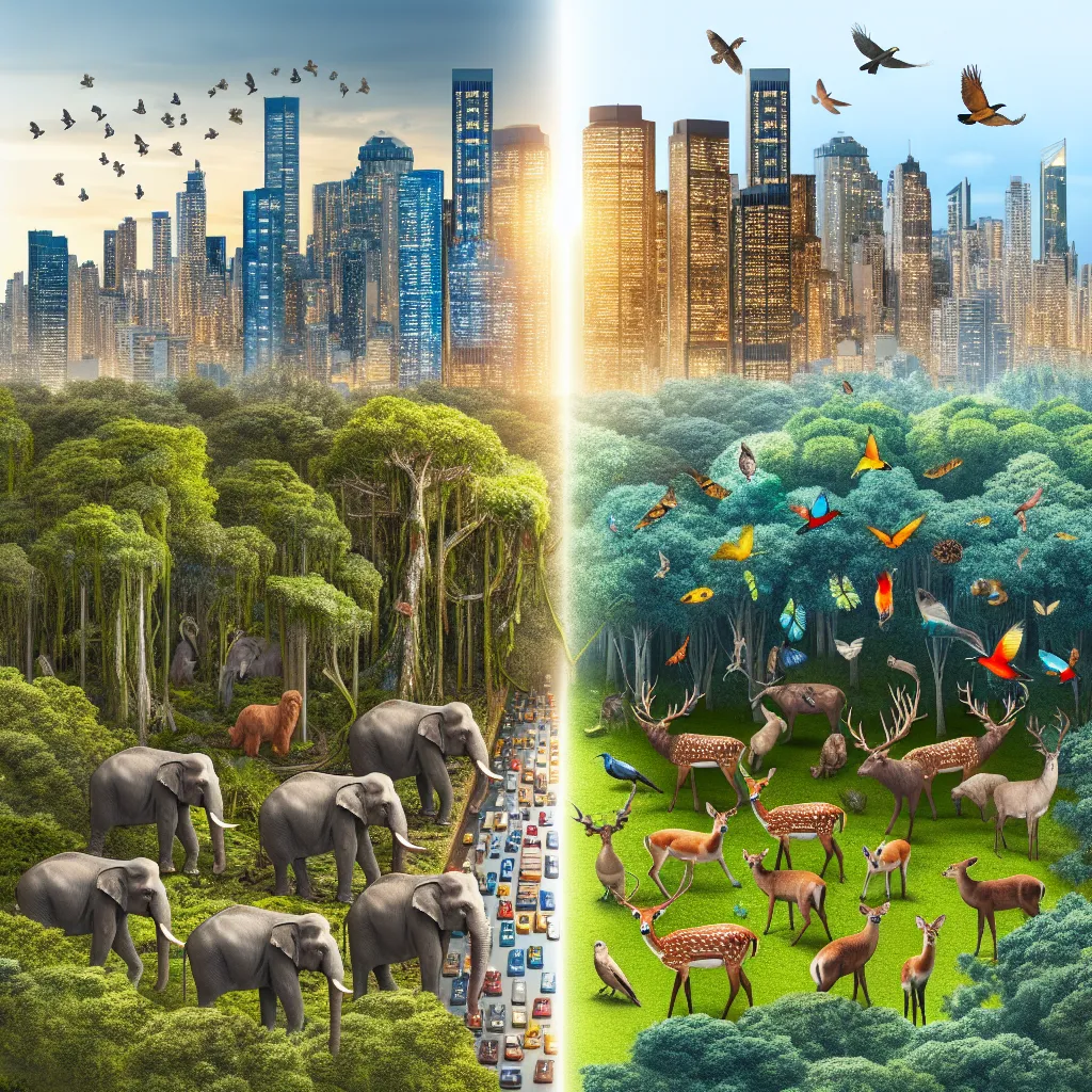 Urban expansion affecting wildlife