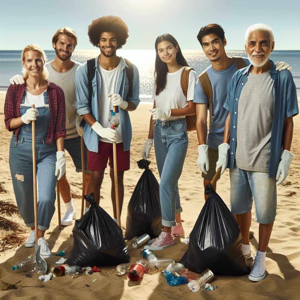 beach cleanup